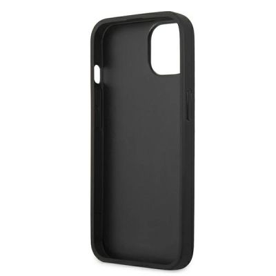 7. Etui Karl Lagerfeld Saffiano Ikonik Karl's Head na iPhone 13 mini - czarne