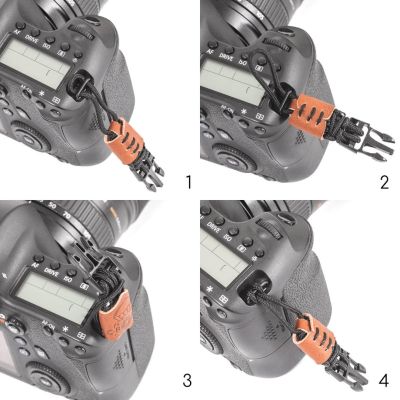2. C-Rope Claw pasek Aparat cyfrowy Nylon Czarny