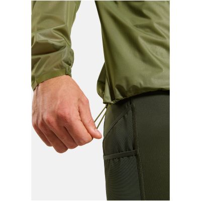 2. Kurtka męska ODLO Jacket ZEROWEIGHT DUAL DRY PK WATERPROOF zielona