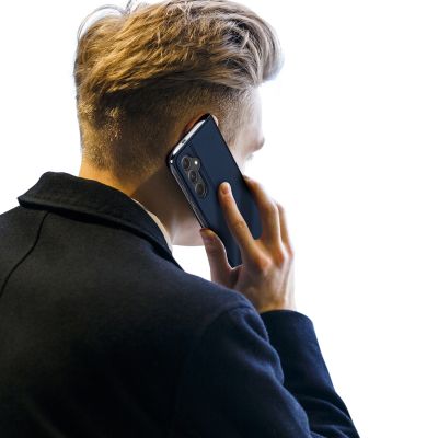 9. Etui Dux Ducis Skin Pro do Samsung S24+ z klapką - niebieskie