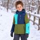 6. Trollkids Kids Hallingdal Jacket pine green/mystic blue/arctic blue (226-355)