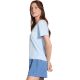 2. Skechers Signature V-Neck Tee TP167-SWBL Niebieskie L