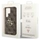 8. Etui Guess 4G Big Metal Logo na Samsung Galaxy S24 Ultra - brązowe
