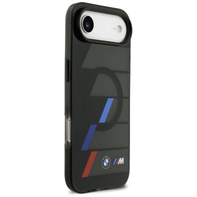 4. Etui BMW M IML Metal Buttons Tricolor Lines MagSafe na iPhone Air - czarne