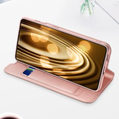 16. Dux Ducis Skin Pro kabura etui pokrowiec z klapką Samsung Galaxy S22+ (S22 Plus) różowy