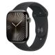 Zegarek Apple Watch Seria 10 GPS + Cellular 46mm Slate Titanium Case z czarnym sportowym paskiem M/L