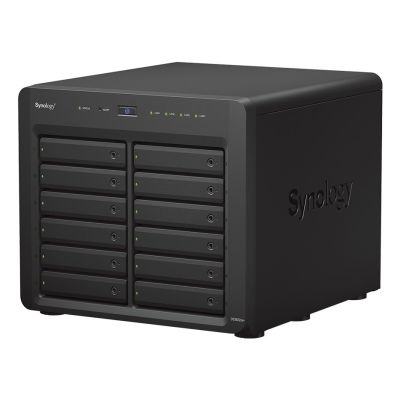 2. NAS Synology DS3622xs+; Tower; 12x (3.5”/2.5" SATA HDD/SSD); Intel Xeon D-1531;,16 GB DDR4 ECC SODIMM (max. 48GB),2 x 1GbE RJ-45, 2 x 10GbE RJ-45
