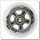 9. PU 84x24 82A PRZEZROCZYSTE (4 szt.) + ABEC-7 CHROME (8 szt.) ZESTAW NILS EXTREME