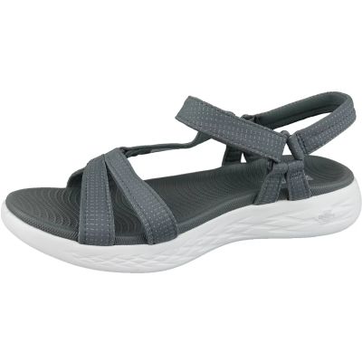 6. Sandały Skechers On The Go 600 15316-CHAR szare