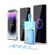 10. Powerbank Baseus Popsicle 5200mAh 20W z wbudowanym kablem Lightning (+ biały kabel Baseus Simple USB-C - USB-C 60W/20V/3A/30cm) - niebiesko-pomarańczowy