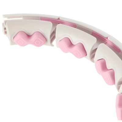 9. Hula hop HMS HHW06 z wypustkami, obciążnikiem i licznikiem różowy