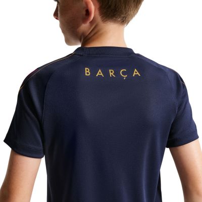 5. Koszulka dla dzieci Nike FC Barcelona Strike granatowo-bordowa II3237 401