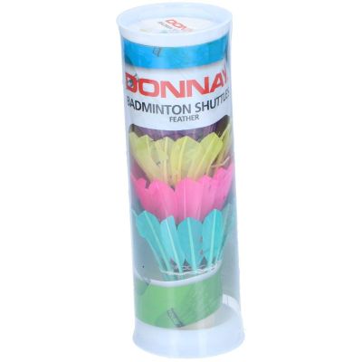 5. LOTKA BADMINTON Z PIÓR DONNAY 5SZT KOLOR