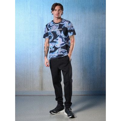 4. T-shirt regular z nadrukiem męski 4F 4FRSS26TTSHM3656-90A