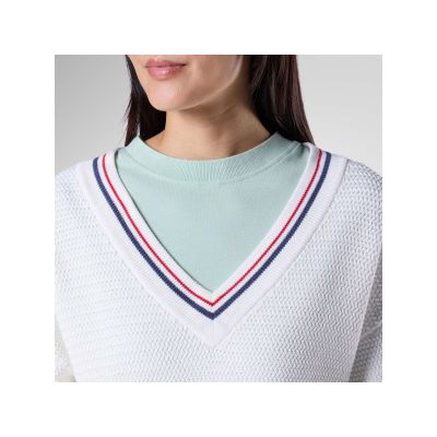 5. Sweter damski ROSSIGNOL W Knitted V Neck biały