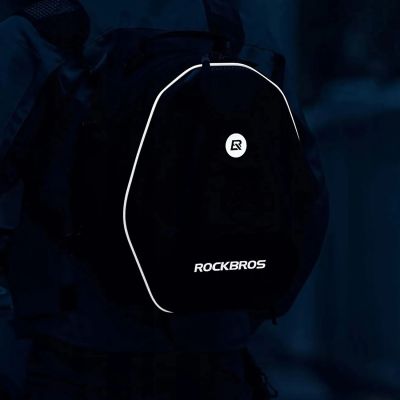 7. Torba Rockbros 30140026001 motocyklowa na bak 35 l - czarna