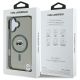 8. Etui Karl Lagerfeld IML Metal Karl Head MagSafe na iPhone 16 - czarne