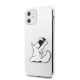 2. Etui Karl Lagerfeld Choupette Fun na iPhone 11 / Xr - przezroczyste