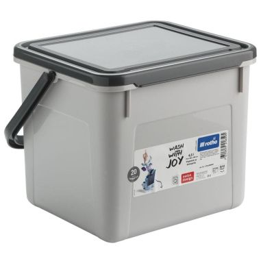ROTHO Pojemnik na detergenty 3kg 4.5L coolgrey/antracyt