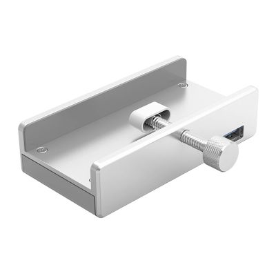 3. Hub Orico MH4PU montowany na zacisk 4x USB-A 3.0 - srebrny
