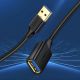 12. Ugreen kabel przedłużacz przejściówka USB-A (męski) - USB-A (żeński) USB 3.0 5Gb/s 0.5m czarny (US129)