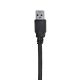 3. LANBERG KABEL USB-A 3.0 M/M 1M CZARNY CA-USBA-30CU-0010-BK