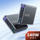 5. Stacja ładująca Tech-Protect DC240W-GaN 6 portów 4 x USB-C 2 x USB-A 240W QC3.0 - czarna
