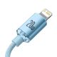 11. Kabel Baseus CAJY001303 Lightning - USB-C PD 20W 480Mb/s 1,2m - niebieski
