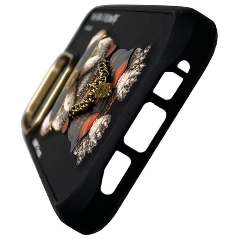 6. Etui Nimmy Glasses Cool Dog na iPhone 16 Pro Max - czarne