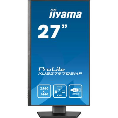 3. Monitor iiyama ProLite XUB2797QSNP-B1 27" 2560 x 1440 px Wide Quad HD LED Czarny
