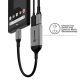 5. Alogic Adapter USB-C -> 2x USB-C St/2xBu 10cm Space grey