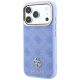 2. Etui Guess Peony 4G Small Logo MagSafe na iPhone 18 Pro / 17 Pro - jasnoniebieskie