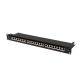 6. LANBERG PATCH PANEL 19" 24 PORT 1U KAT.7 FTP CZARNY PPS7-1024-B