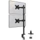 8. MACLEAN UCHWYT DO MONITORAMAX VESA 100X100, 13-27", 9KG, PODWÓJNY MC-967