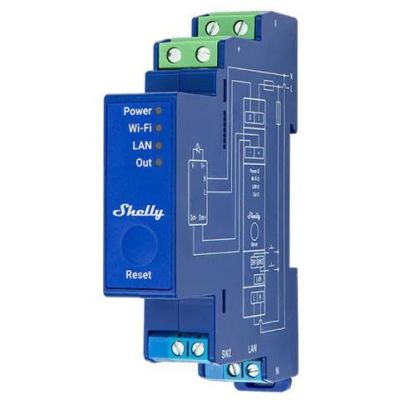 4. Shelly SHELLY_PRO_DIMMER_0/1-10V_PM ściemniacz Wbudowany Ściemniacz światła Niebieski