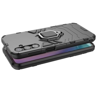 10. Ring Armor etui do Samsung Galaxy A24 4G pancerny pokrowiec uchwyt magnetyczny ring czarne