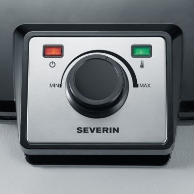 5. Severin WA 2106 gofrownica 2 gof. 1200 W Czarny