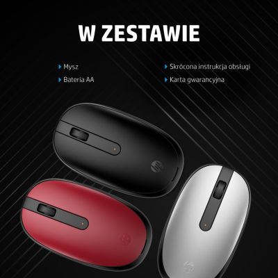 7. Mysz HP 240 Lunar White Bluetooth Mouse bezprzewodowa biała 793F9AA