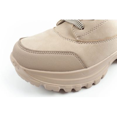 6. Lee Cooper buty sportowe damskie zimowe trekkingowe Lee Cooper ocieplane beżowe