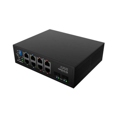 15. SWITCH LANBERG ILGE-8P-2S-120 LIGHT INDUSTRIAL POE 4XBT 4XAT 2XSFP DIN GIGABIT ETHERNET