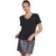 Skechers Signature V-Neck Tee TP167-BLK Czarne L