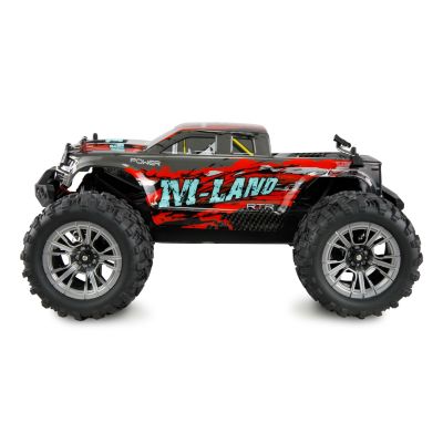3. Amewi M-Land Monster Truck 48km/h 4WD 1 16 RTR czerwony (22622)