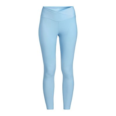 Legginsy treningowe damskie CASALL Overlap High Waist Tights kolor niebieski