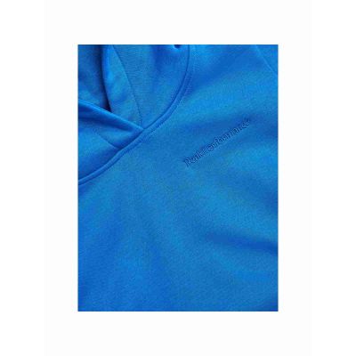 4. Bluza juniorska PEAK PERFORMANCE Jr Original Small Logo Hood kolor niebieski
