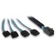 2. Inter-Tech SFF-8643 - 4x SATA/SAS 0,7 m 12 Gbit/s Niebieski