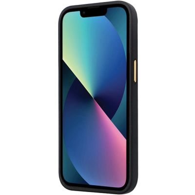 5. Etui Guess 4G Silicone Logo Strass na iPhone 13 Pro Max - czarne