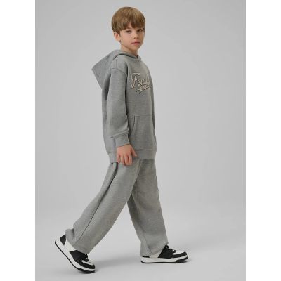 6. Bluza dresowa loose z kapturem chłopięca 4F 4FJRSS26TSWSM2636-27M