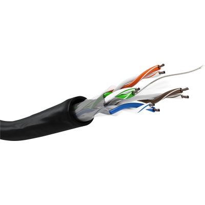 Goobay 57293 kabel sieciowy Czarny 100 m Cat6 U/UTP (UTP)