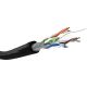Goobay 57293 kabel sieciowy Czarny 100 m Cat6 U/UTP (UTP)