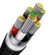 6. Baseus Flash Series II kabel USB - USB Typ C / Lightning / micro USB 100 W 1,2 m czarny (CASS030001)